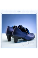 1/3 Delusion Genshin Impact Furina Blue Cosplay Shoes